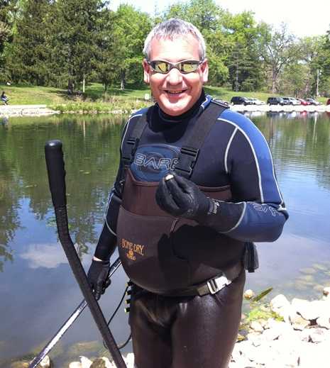 Jim in drysuit